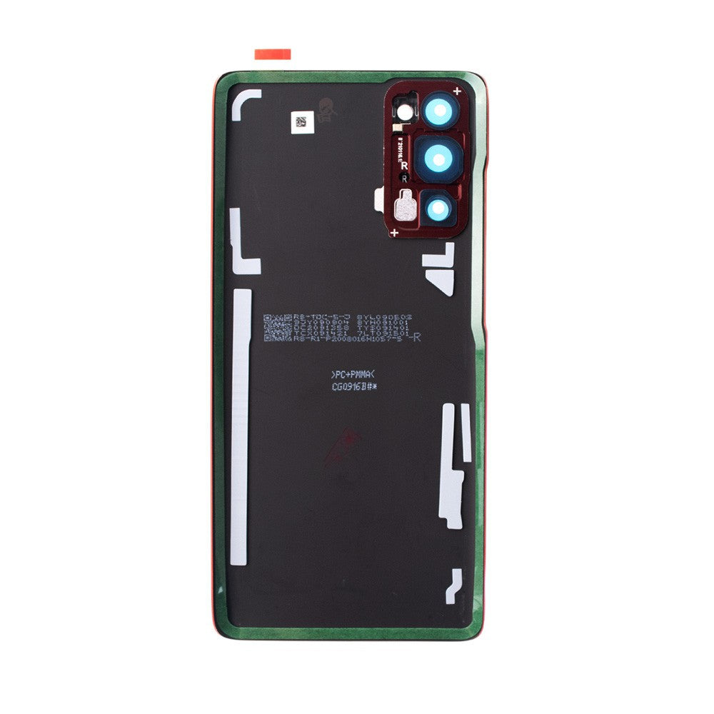 Rear Cover Glass For Samsung Galaxy S20 FE / 5G G780F / G781B GH82-24223E/GH82-24263E (Gold)-Cloud Red Rear Cover Glass For Samsung Galaxy S20 FE / 5G G780F / G781B GH82-24223E/GH82-24263E (Gold)-Cloud Red